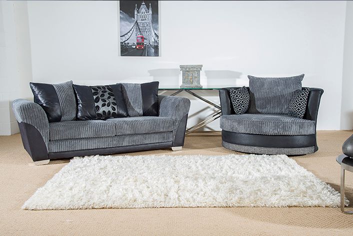 3 Seater Sofa And Cuddle Chairs