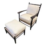 Abigail Rush Arm Chair & Ottoman - Set of 2 | Chairi