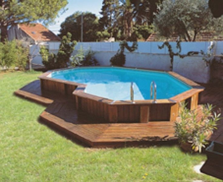 awesome above ground pools with decks. Building a deck around your .