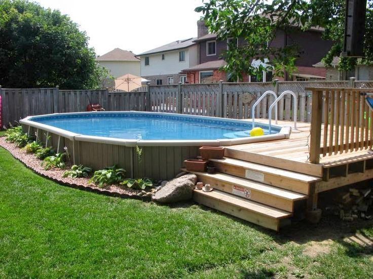 How Much Does an Above Ground Pool Cost? | Above ground pool decks .