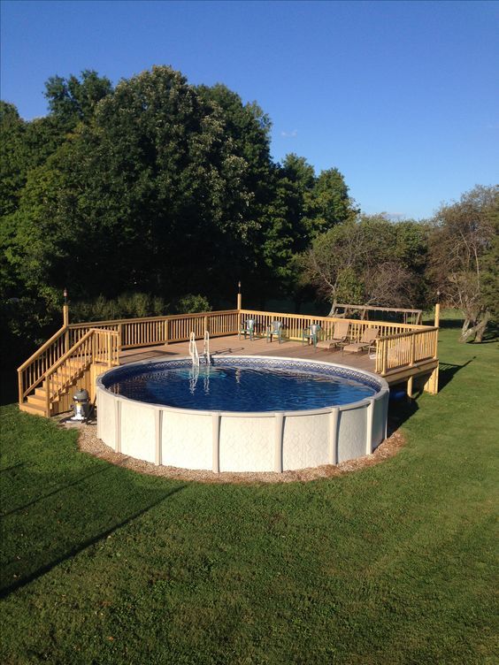 If you have an above ground pool this is a deck you will want to .