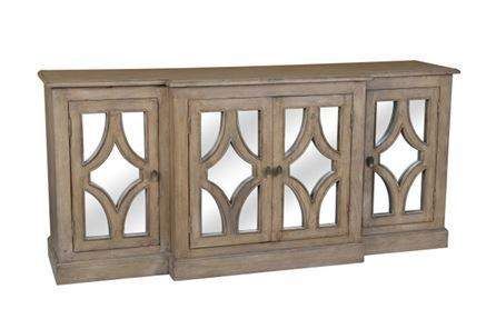 Otb Acacia Wood 4-Door Sideboard - Main | Global furniture .