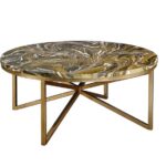Graffiti Cocktail Table | Marble cocktail table, Living room .