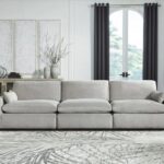 Sophie 3 Piece Sectional Sofa in Cloud by Ashley Furniture | Local .
