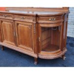 Antique Walnut French Louis XVI Style Dining Room Sideboard .