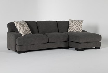 Aidan IV Chenille 2 Piece 111" Sectional With Right Arm Facing .