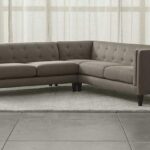 Crate & Barrel Aidan 2-Piece Right Arm Corner Tufted Sectional .