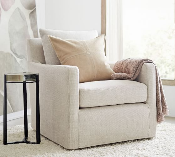 Armchairs, Living Room Chairs & Accent Chairs | Pottery Barn .