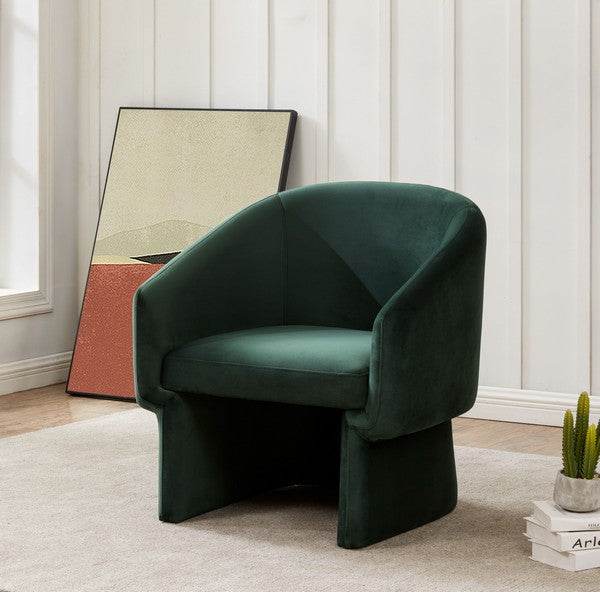 Safavieh Susie Barrel Back Accent Chair - Forest Green – Modish Sto