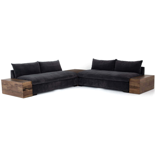 Grant Sectional w/Tables, Spalted Alder – High Fashion Ho