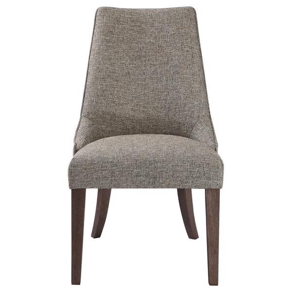 Uttermost Daxton Earth Tone Armless Chair - Bayview Furnitu