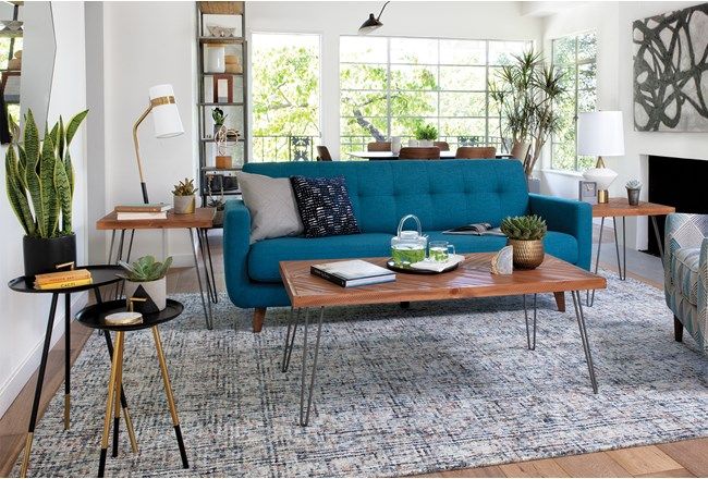 Allie Jade 82" Sofa | Mid century modern living room furniture .