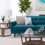 Allie Jade 82" Sofa | Teal living rooms, Teal couch living room .