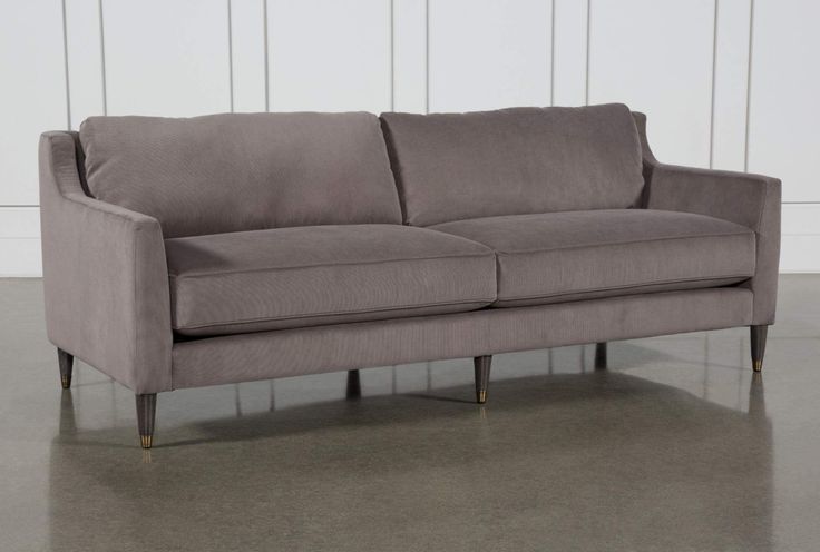 Living Spaces - Nate and Jeremiah Fall 2019 - Ames Mocha Sofa By .