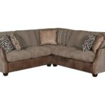 King Hickory Living Room Santiago Leather/Fabric Sectional 2300-LF .