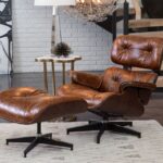 Regina Andrew Barca Leather Lounge Chair & Ottoman | Lounge chairs .