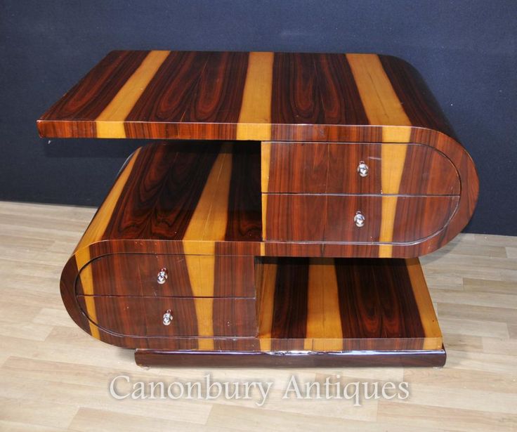 Art Deco S Shape Coffee Table 1920s Interior | Art deco coffee .