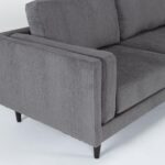 Aries Smoke 117" 2 Piece Sectional with Right Arm Facing Chaise .