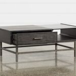 Tracie Glass Lift-Top Coffee Table With Storage | Living Spac