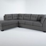 Arrowmask Charcoal 2 Piece 116" Sectional with Left Arm Facing .