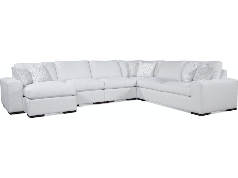 Braxton Culler Living Room Large Memphis Sectional with Chaise 708 .