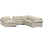 Ultra Lounge Roll Arm Leather 7-Piece Reclining Sofa Sectional .