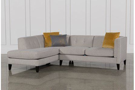 Avery 2 Piece Sectional W/Laf Armless Chaise | Small sectional .