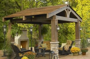 The Lodge - traditional - gazebos - by The Deck Store Online .