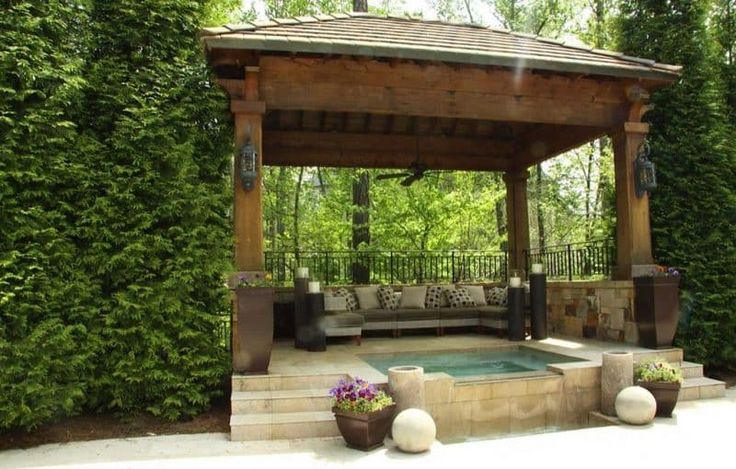 27 Breathtaking Backyard Patio Designs | Art of the Home | Hot tub .