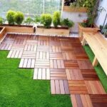 Balcony Artificial Grass: Real-Like Floor Ideas | Backyard .