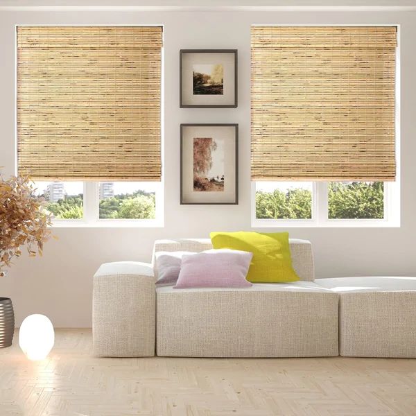 Arlo Blinds Petite Rustique 60-in. Bamboo Roman Shades - Overstock .