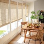 Natural Woven Shades made out of Reed, bamboo, grass, paper and .