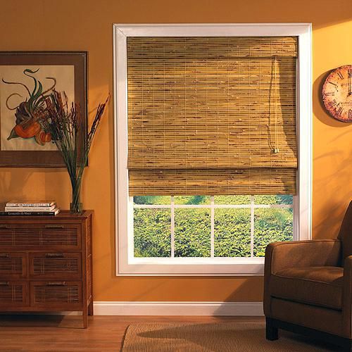 Beautiful And Sparkling Bamboo Window
  Shades