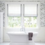 Stripes | Blindsgalore | Bathroom window curtains, Bathroom window .