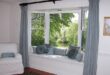 Bay Window Seat with Pillows, Panels and Chair Slipcover | Bay .