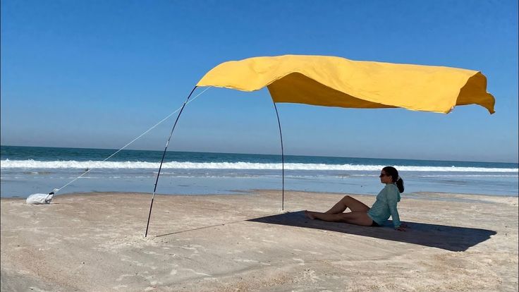 Homemade DIY Beach Shade Canopy Setup and Improvements to .
