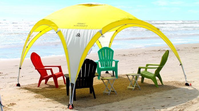 Beach canopy for a perfect trip to the beach! Beach canopy 09 .