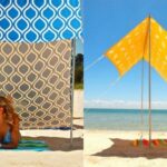 Coastal DIY: Beach tent | Coastal Home Blog | Diy beach tent .