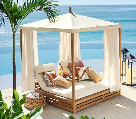Bring a Beach Cabana to the Backyard for the Ultimate Lounging .
