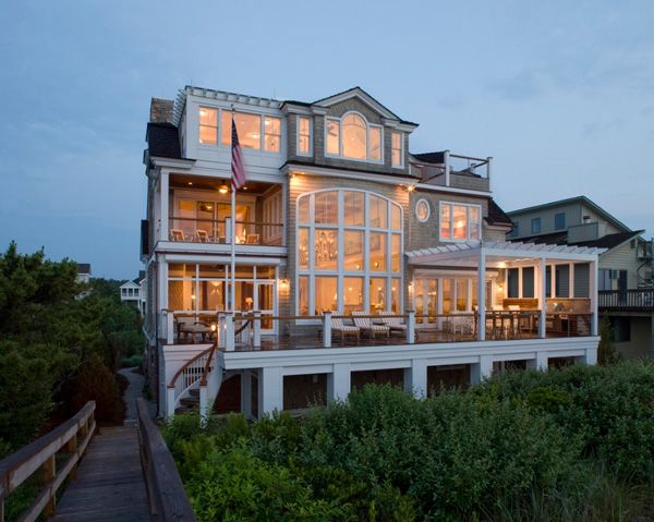 Breathtaking beach house retreat overlooking the Atlantic Ocean .
