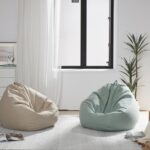 cute beanbag chairs | Bean bag living room, Cosy room, Bedroom dec
