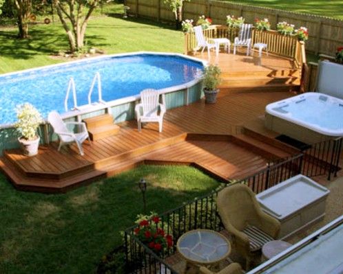 Three Solutions for Sprucing Up an Above Ground Pool | Backyard .