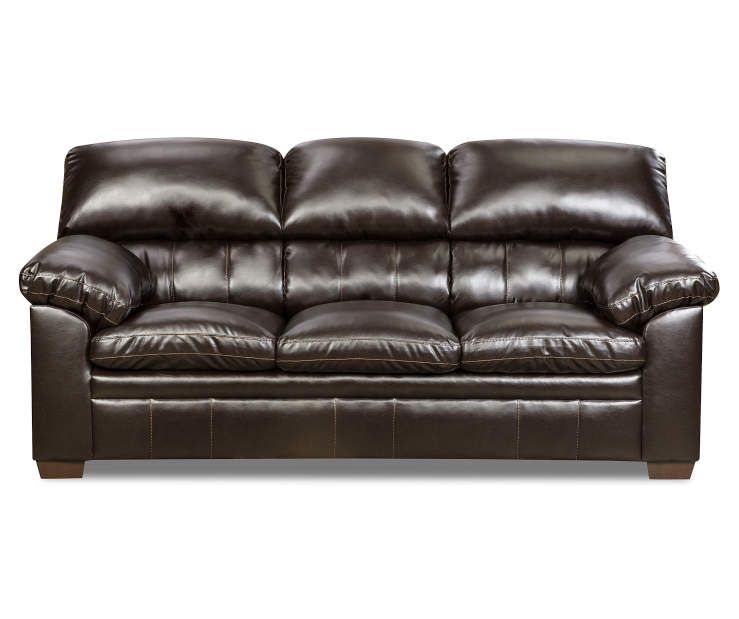 Simmons Crosstown Brown Sofa - Big Lots | Brown sofa, Big lots, So