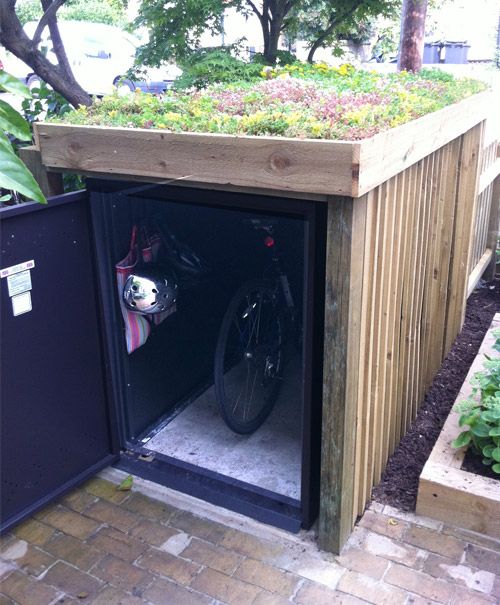 Creative Bike Storage Ideas | Bicycle storage shed, Outdoor bike .