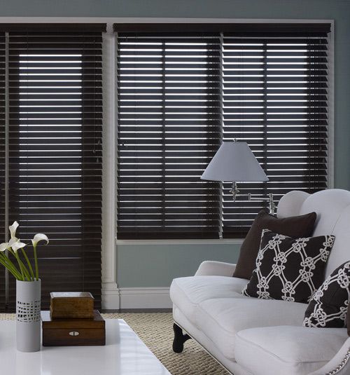 Wood Blinds, Custom Wooden Window Blinds | Living room blinds .