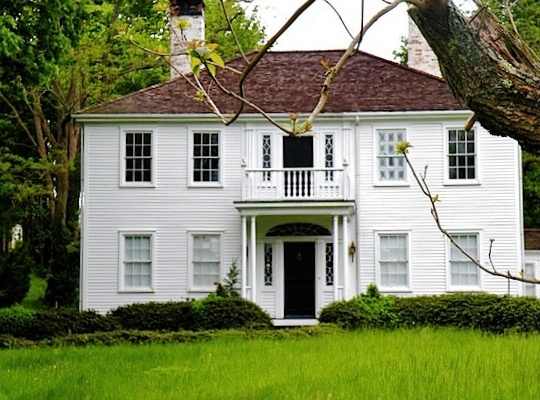 White house. | White houses, Colonial house exteriors, House exteri