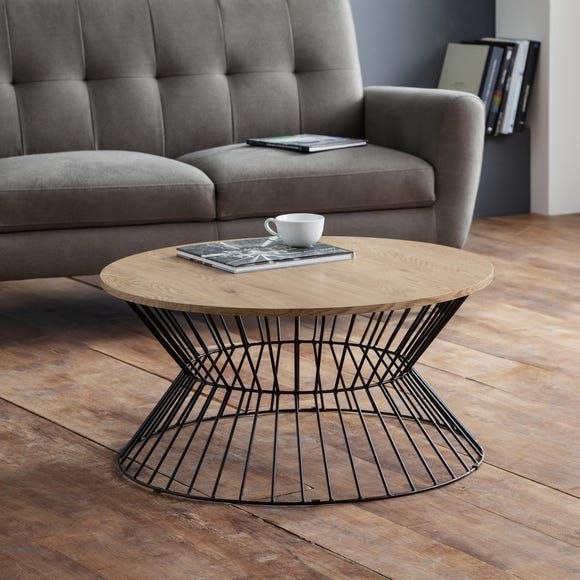 Jersey Round Wire Coffee Table | Coffee table, Pedestal coffee .