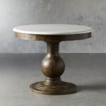 Luca Round Dining Table | Dining table, Round foyer table .