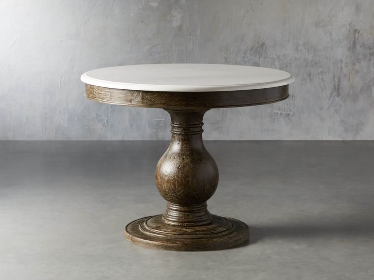 Luca Round Dining Table | Dining table, Round foyer table .