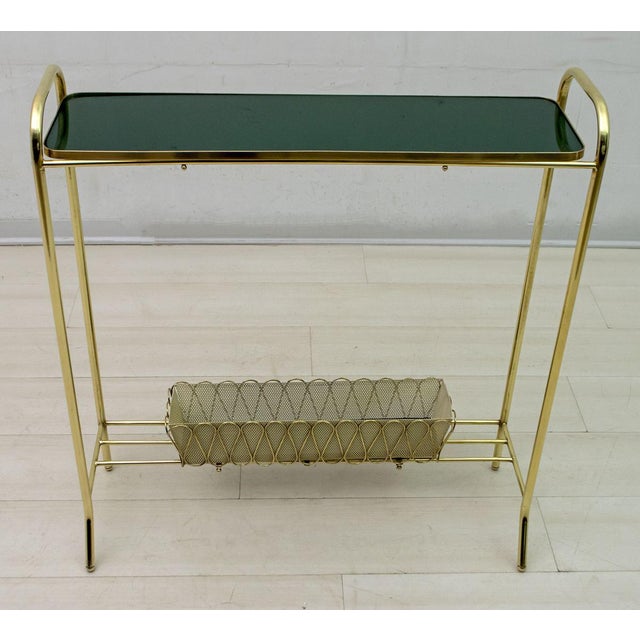 Brass Side Table or Planter by Gio Ponti for Casa e Giardino .